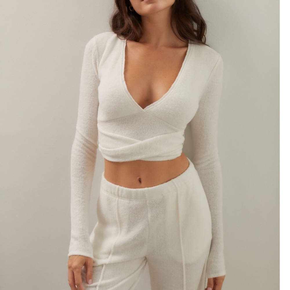 Wrap Sweater Top